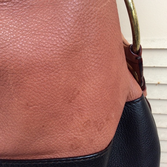 🛑SOLD🛑 OrYany ‘Amanda’ Black/Brown Leather Shoulder Bag. - Picture 8 of 8